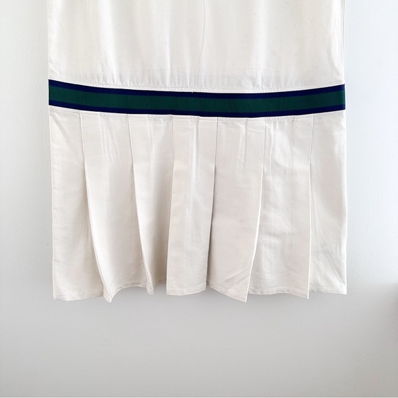 Prince White and Green Mini Dress - Picture 6 of 9